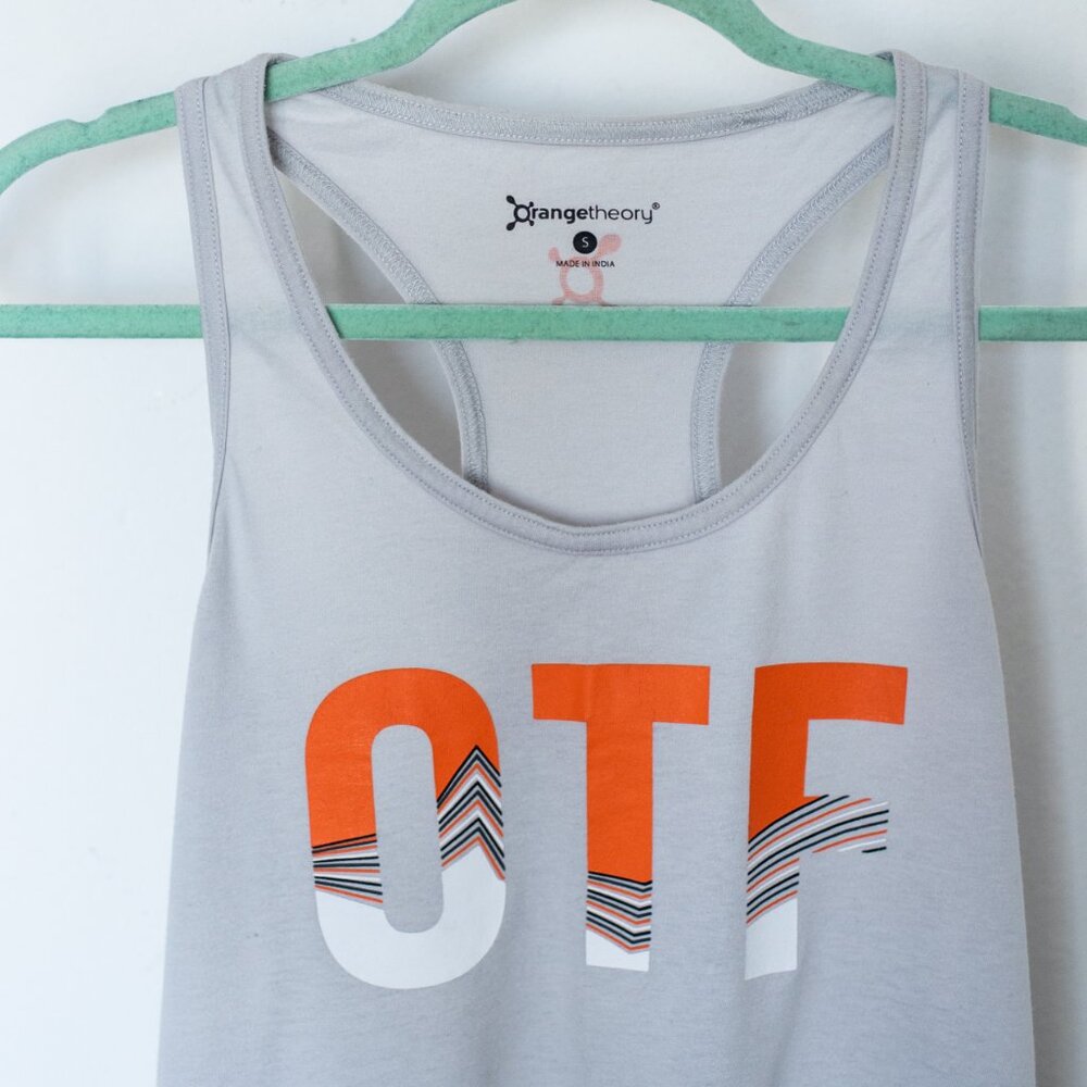Orangetheory OTF // Light Grey Racerback Tank - Picture 3 of 4